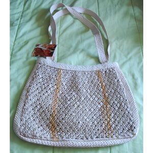 Native Warao Woven Tote Bag Tribal Art 11.5” H x 12” L to 15” W Venezuela NWT